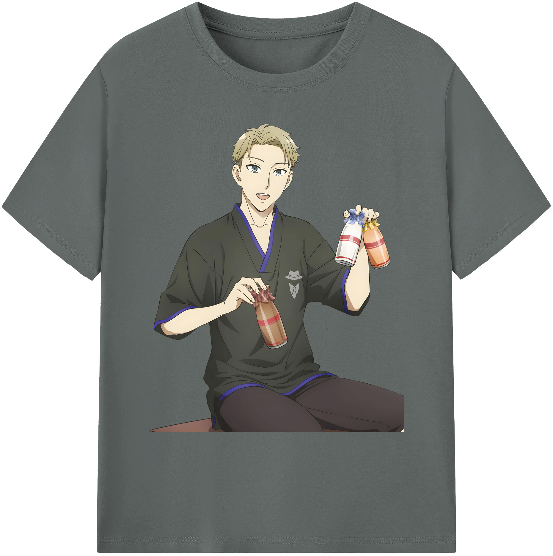 （画像用） SPY×FAMILY间谍家家酒 綿100％ メンズ半袖Tシャツ｜肌触りやわらか＆通気性